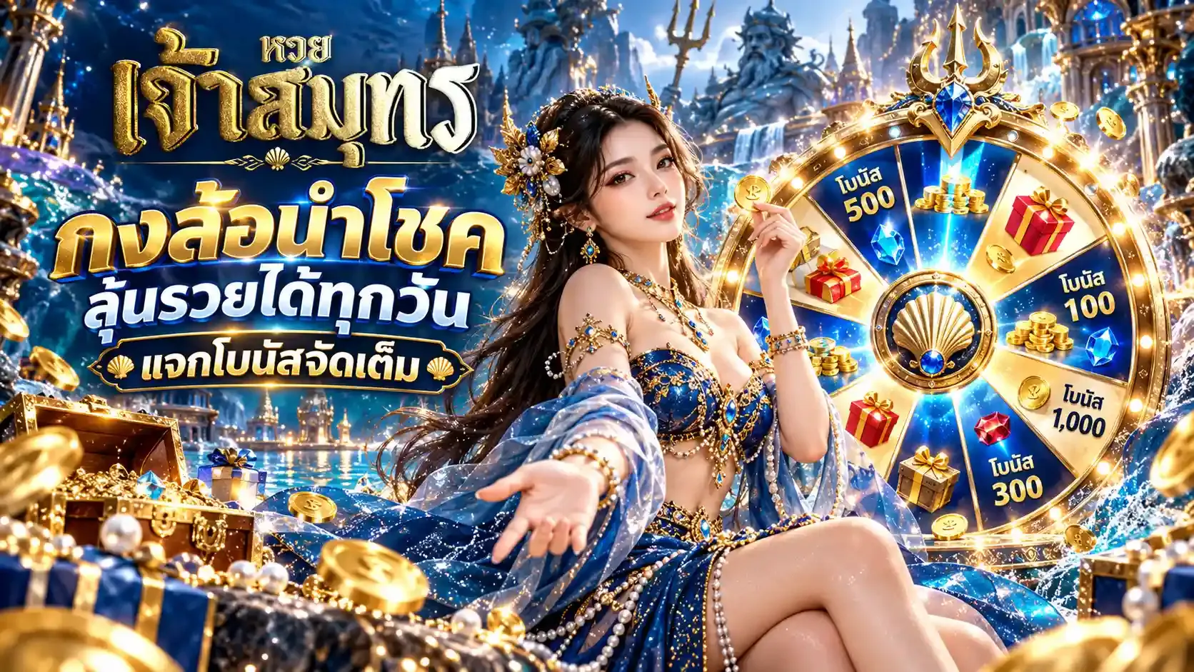 วงล้อนำโชค ลุ้นรวยได้ทุกวัน - หวยเจ้าสมุทร